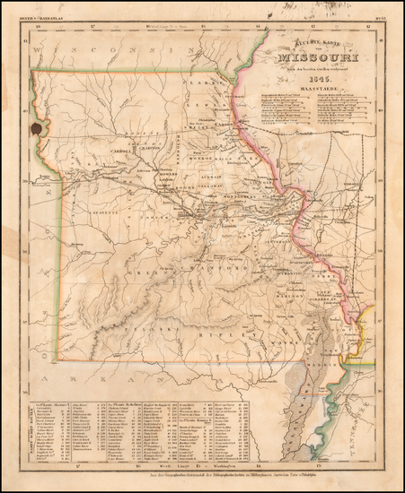 91-Midwest, Plains and Missouri Map By Joseph Meyer