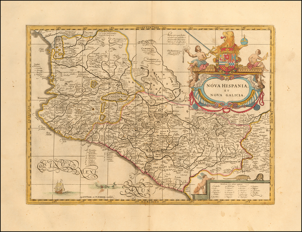 34-Mexico Map By Peter Schenk  &  Gerard Valk