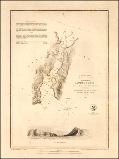 80-California Map By United States Coast Survey