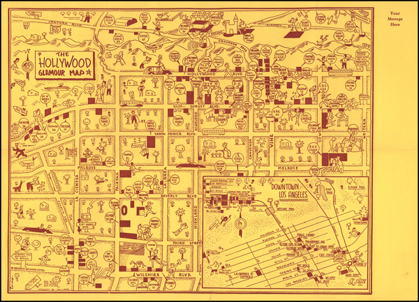 26-Pictorial Maps and Los Angeles Map By Paul F. Adler