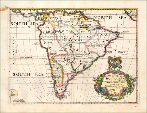 70-South America Map By Edward Wells