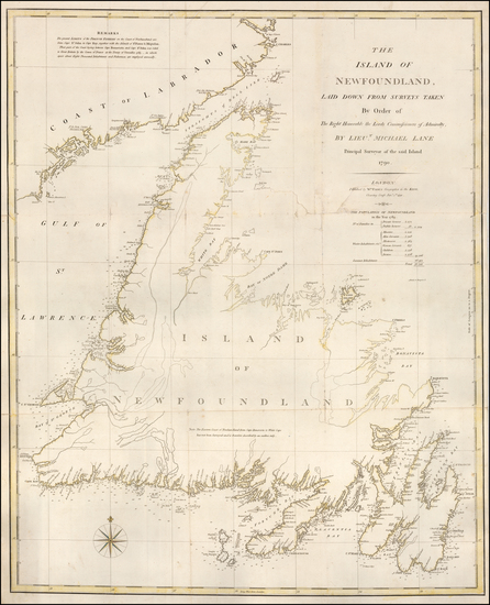 60-Eastern Canada Map By William Faden