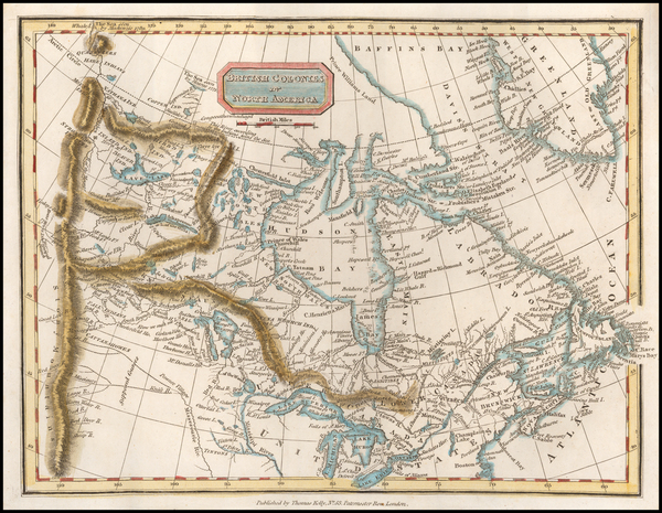 97-Canada and Western Canada Map By Thomas Kelly