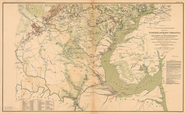 49-Mid-Atlantic, South and Southeast Map By Julius Bien & Co.