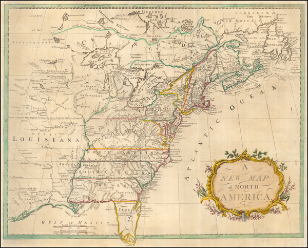 44-United States and North America Map By Anonymous