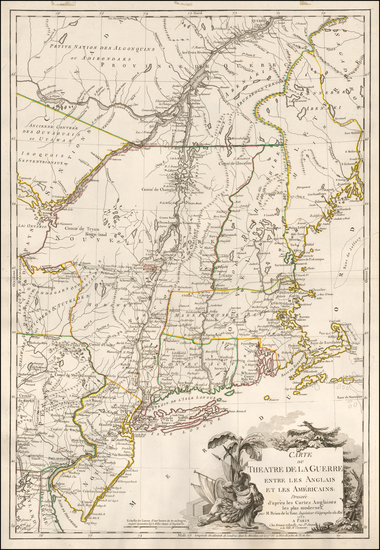 81-New England, New York State and Mid-Atlantic Map By Esnauts & Rapilly