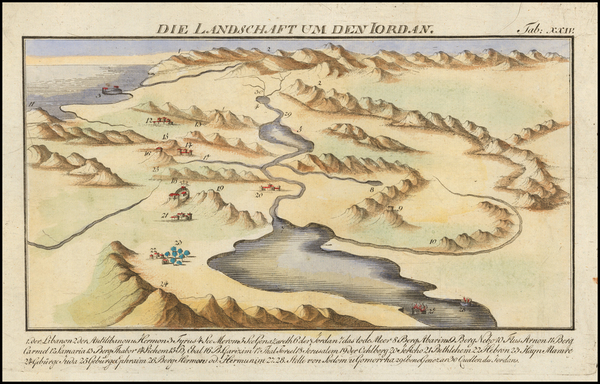 66-Middle East and Holy Land Map By Anonymous