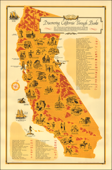 57-Pictorial Maps and California Map By Schenkofsky-Hecking