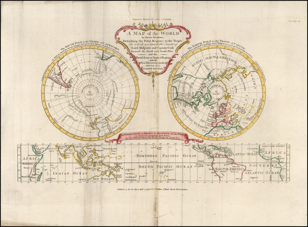 80-World and Polar Maps Map By Frederic Hervey