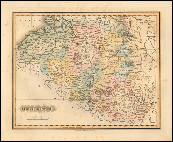 6-Netherlands Map By Fielding Lucas Jr.