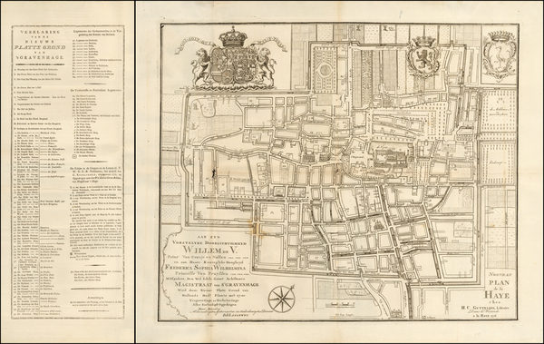 1-Netherlands Map By D. I. Langeweg