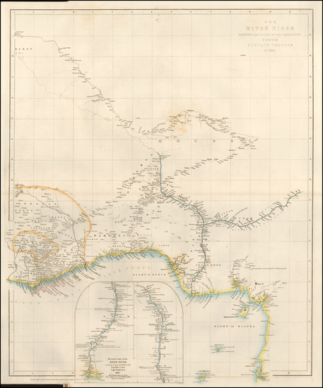 1-West Africa Map By John Arrowsmith