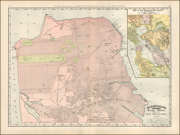 35-California Map By William Rand  &  Andrew McNally