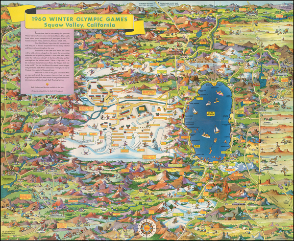 100-Nevada and California Map By Don Bloodgood