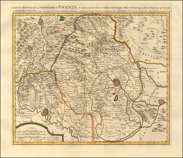 39-Northern Italy Map By Pierre Mortier