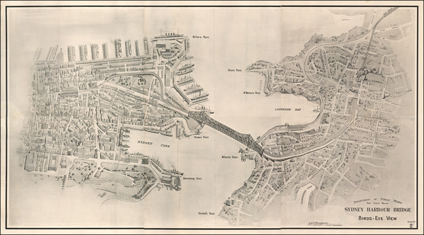 97-Australia Map By J.J. C. Bradfield