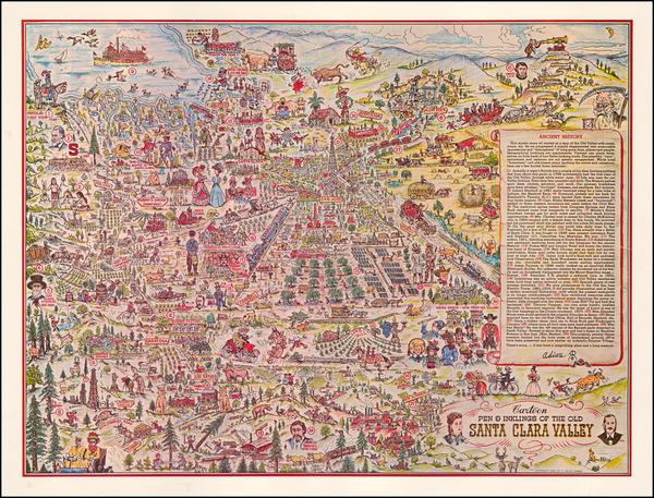 75-California and Other California Cities Map By F. Ralph Rambo