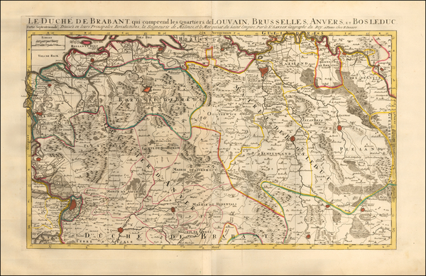 2-Netherlands Map By Alexis-Hubert Jaillot