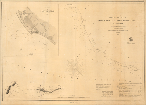 41-California and Other California Cities Map By United States Coast Survey / George Davidson