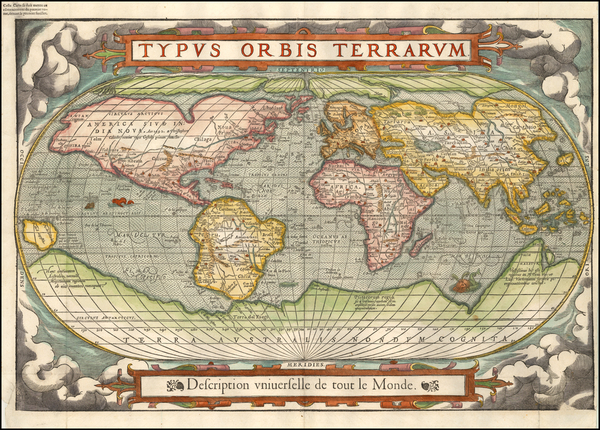 91-World Map By Francois De Belleforest