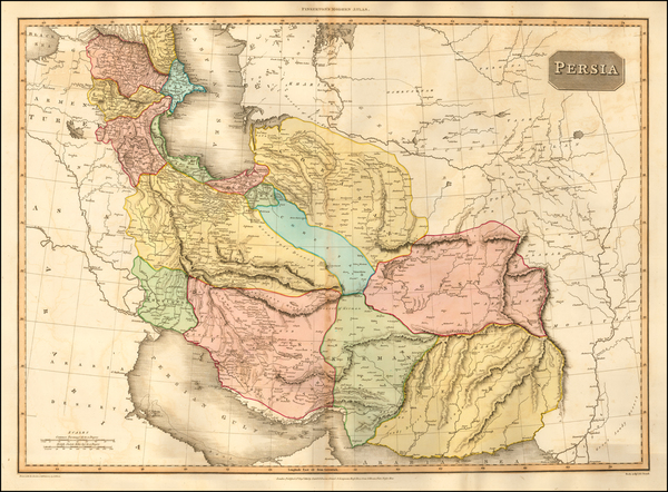 48-Central Asia & Caucasus, Middle East and Persia & Iraq Map By John Pinkerton