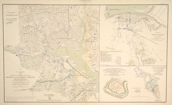 13-Mid-Atlantic, South and Southeast Map By Julius Bien & Co.