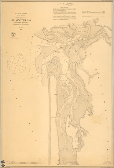 97-Washington Map By United States Coast Survey / George Davidson