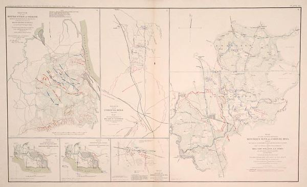 5-Mid-Atlantic, South and Southeast Map By Julius Bien & Co.