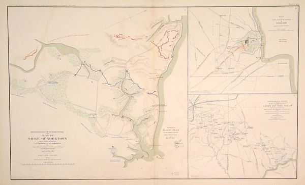 86-Mid-Atlantic, South, Southeast and Midwest Map By Julius Bien & Co.