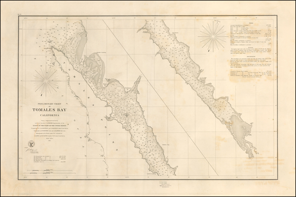 68-San Francisco & Bay Area and Other California Cities Map By United States Coast Survey / Ge