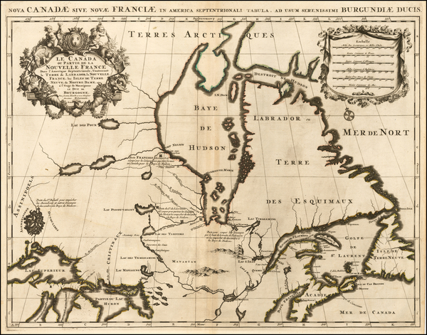 4-Polar Maps and Canada Map By Alexis-Hubert Jaillot