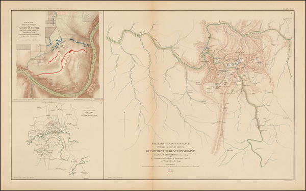 57-Mid-Atlantic, South and Southeast Map By Julius Bien & Co.