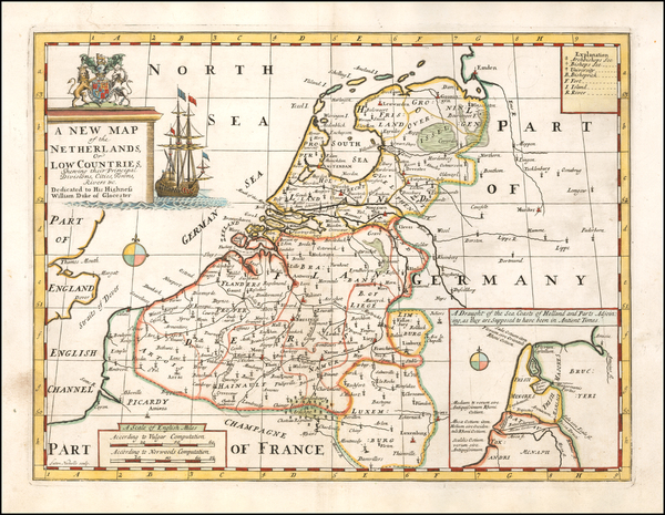 38-Netherlands Map By Edward Wells