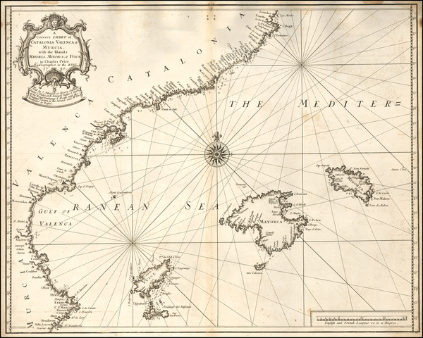 40-Spain and Balearic Islands Map By Charles Price