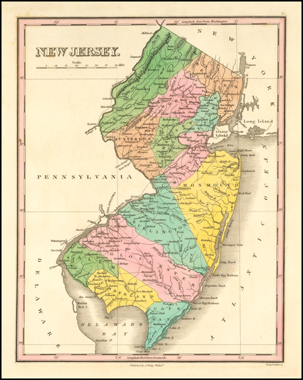 20-New Jersey Map By Anthony Finley