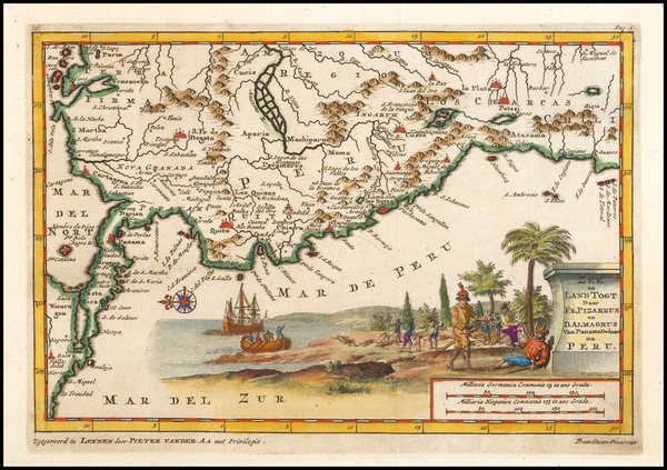 9-Central America Map By Pieter van der Aa