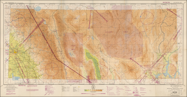 33-Nevada and California Map By U.S. Coast & Geodetic Survey