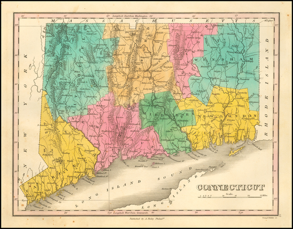 4-Connecticut Map By Anthony Finley