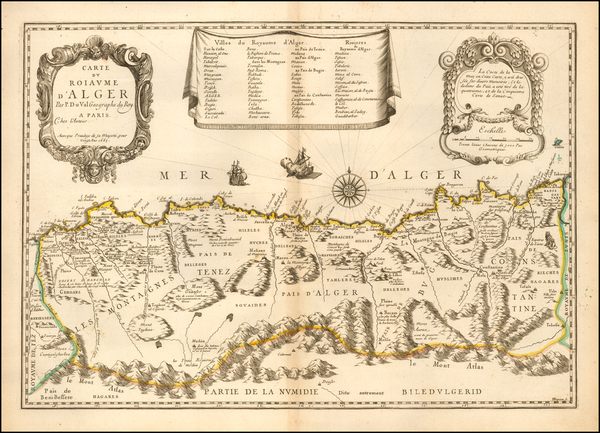 62-North Africa Map By Pierre Du Val