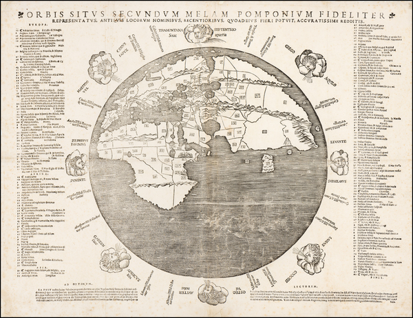 100-World Map By Pomponius Mela