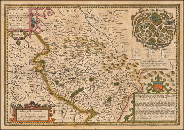 15-France Map By Petrus Kaerius