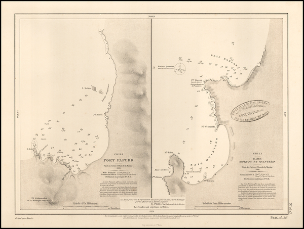 3-Chile Map By Alfred-Leon Lemercier