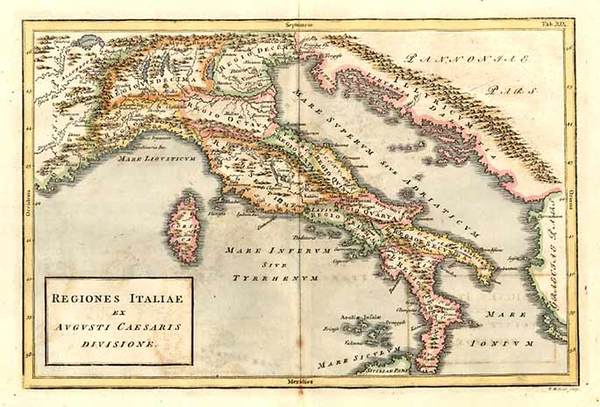 89-Europe and Italy Map By Christoph Cellarius