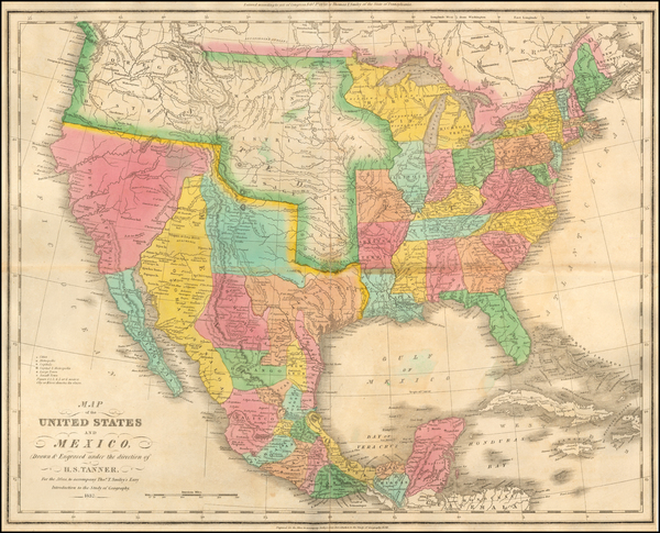 15-United States and Atlases Map By Henry Schenk Tanner