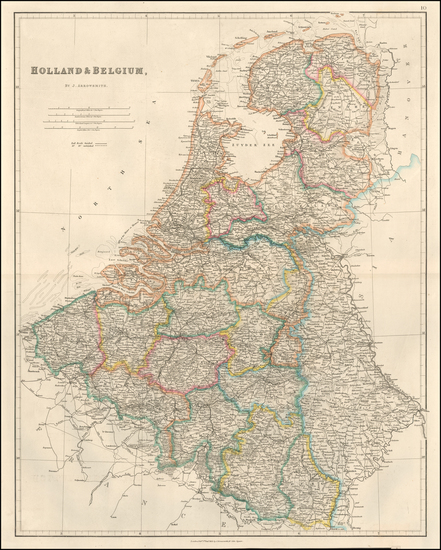 97-Netherlands Map By John Arrowsmith