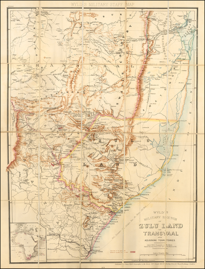 29-South Africa Map By James Wyld