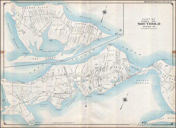 95-New York City and New York State Map By E. Belcher Hyde