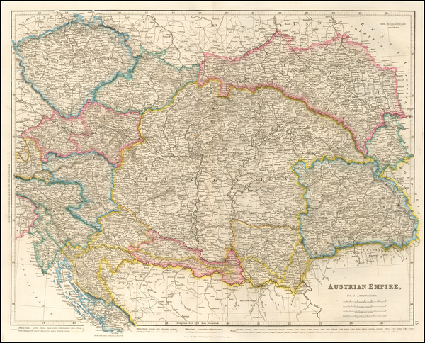 44-Germany Map By John Arrowsmith