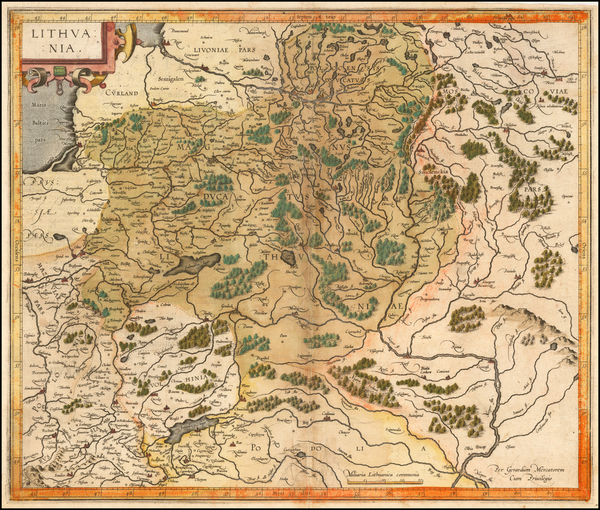 40-Poland and Baltic Countries Map By Rumold Mercator