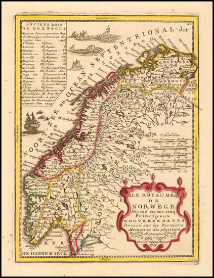 12-Norway Map By Jacques Chiquet